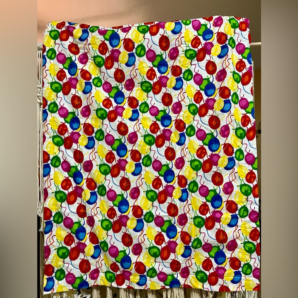 Handmade Balloon Baby Quilt Lap Blanket Pet Blanket 30” x 45”  - New